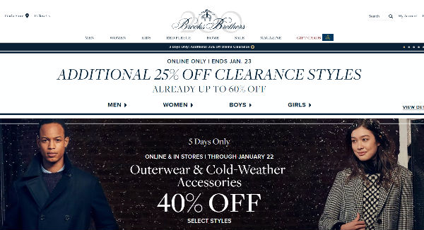 brooks brothers free shipping promo code