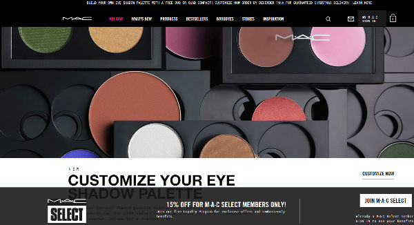 mac cosmetics website