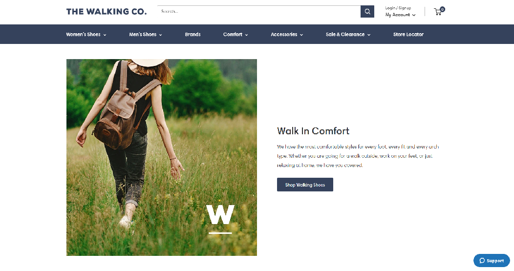 walk in comfort website